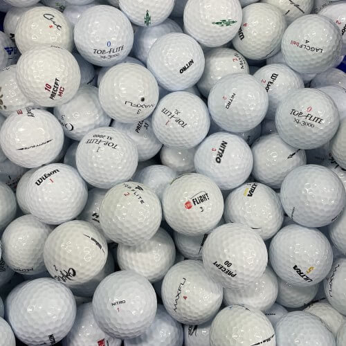 Kirkland, Vice, Pinnacle, Top-Flite Bucket (48 balls)-Good Condition